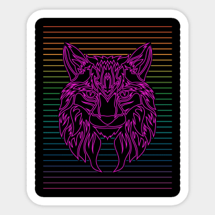 Cat - Purple Version Sticker